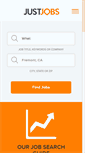 Mobile Screenshot of justjobs.com